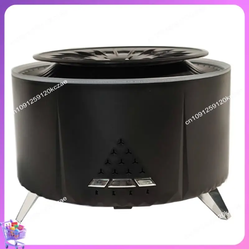 

X11A для увлажнителя вулкана, диффузор пламени, огненные ароматические масла для дома, мини-увлажнитель воздуха для курения медузы, туманное кольцо (C), вилка европейского стандарта Dura