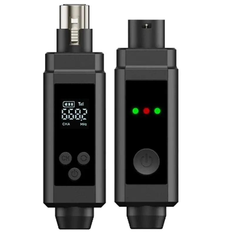 

Беспроводная микрофонная система CABE-48V UHF с конвертером, XLR-передатчиком и приемником для всех типов микрофонов A