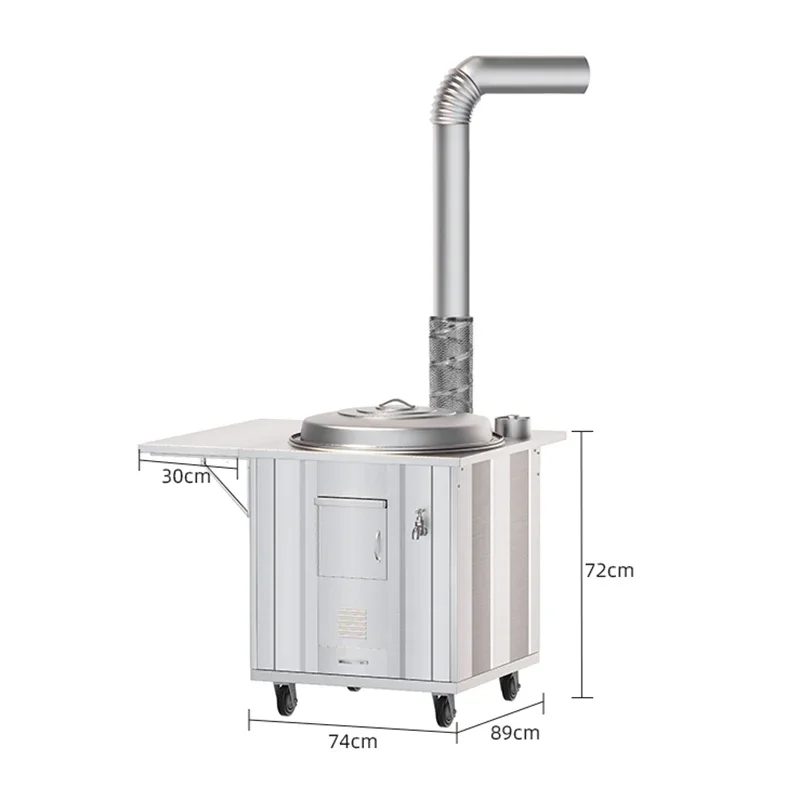 Stainless Steel Firewood Stoves Patio Heaters Nordic Kitchen Cooking Smoke Pipes Barbecue Grill Home & Garden Обогреватель FYPH