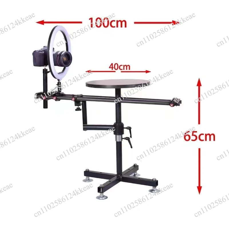 Panoramic Metal 360 Degree Rotation Mobile Phone Camera Product Video Surround Shooting Table