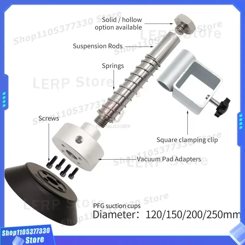 Industrial Pneumatic Suction Cup for Glass Desktop Custom High Quality Heavy Duty Lifting Tool for Workshop Factory Use