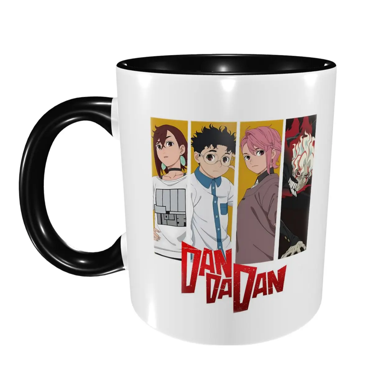 Anime Dandadan Turbo Granny Cat Mug Funny Ceramic Coffee Cups Tea Mugs Milk Cup Drinkware Gift for Friends