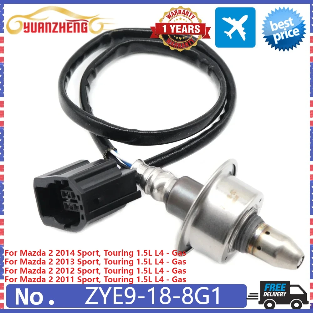 

Датчик соотношения воздуха и топлива, кислородный O2, лямбда-зонд ZYE9-18-8G1 для Mazda 2 1.5L L4 2011-2014, передняя часть 234-9103 ZYE9188G1