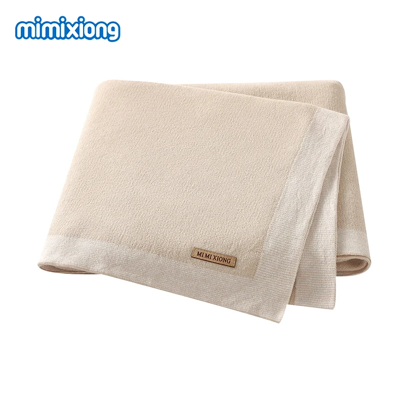 Baby Decken Neugeborenen Baumwolle Swaddle Wrap 100*80cm Floral Gestrickte Infant Jungen Mädchen Krippe Cellular Kleinkind Kinder Erhalt quilts