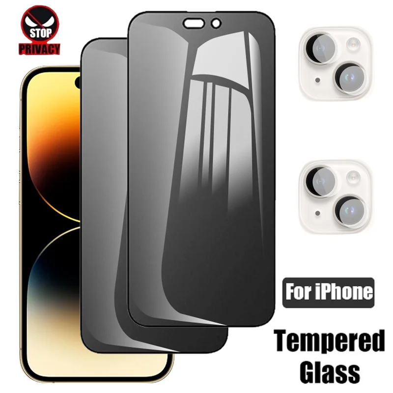 

iPhone 14 pro Privacy Screen Protectors for IPhone 14 12 13 11 Pro Max Mini Anti-spy Tempered Glass for apple iPhone14 pro max