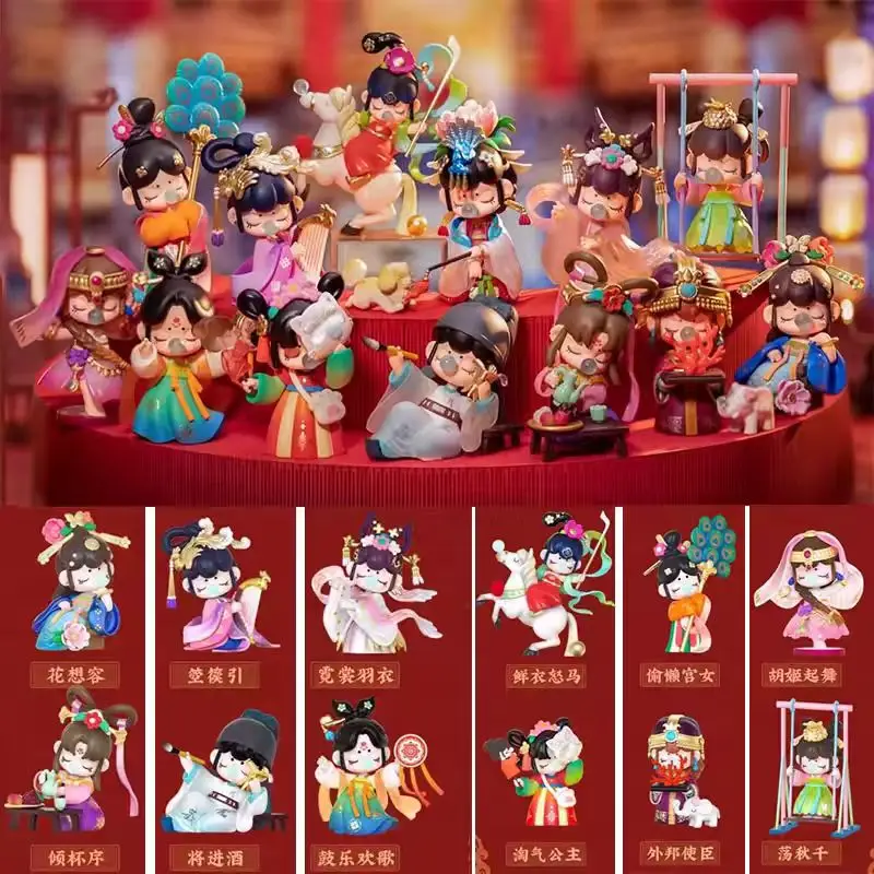 Original Tang Dynasty Clothing Series Blind Box Toys Model Confirm Style Cute Anime Figure Gift Surprise Box