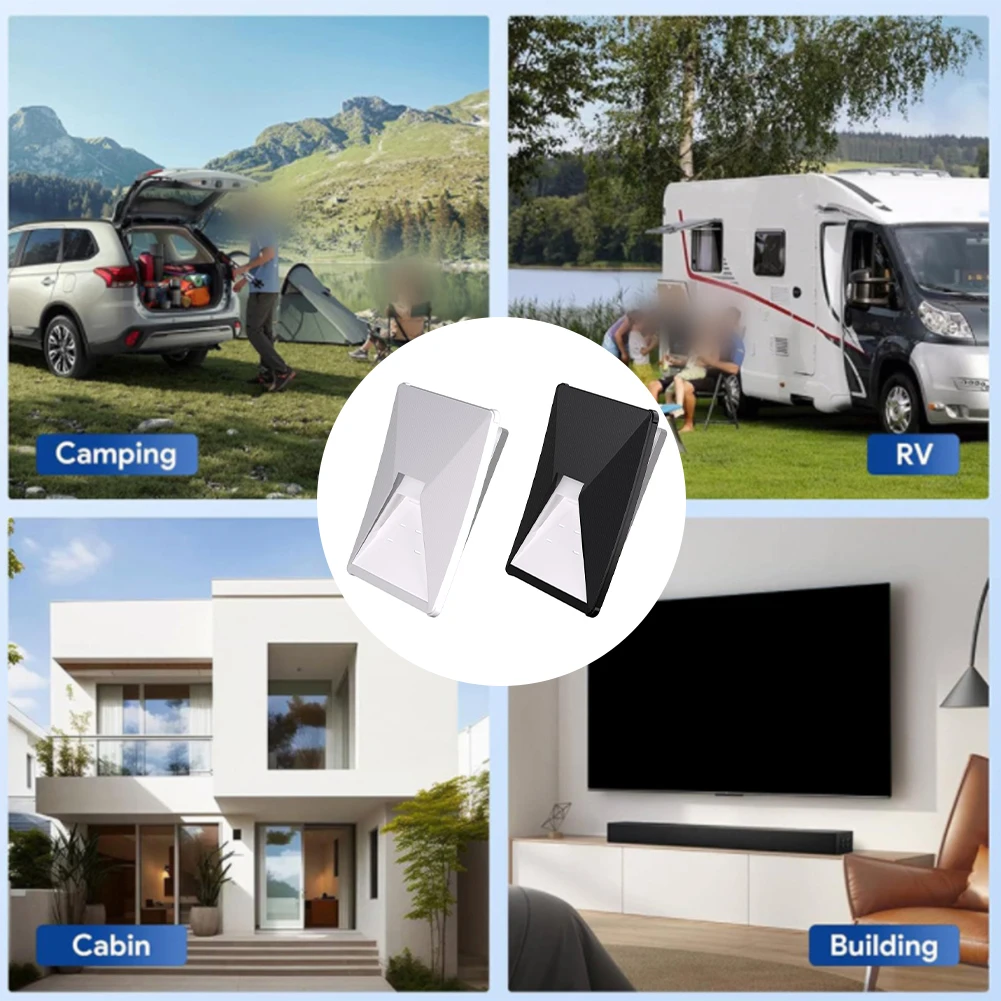 Van Life Boating Trips As Shown In The Figure Carbon Fiber Case Silicone Protective Case For Starlink Protective Case