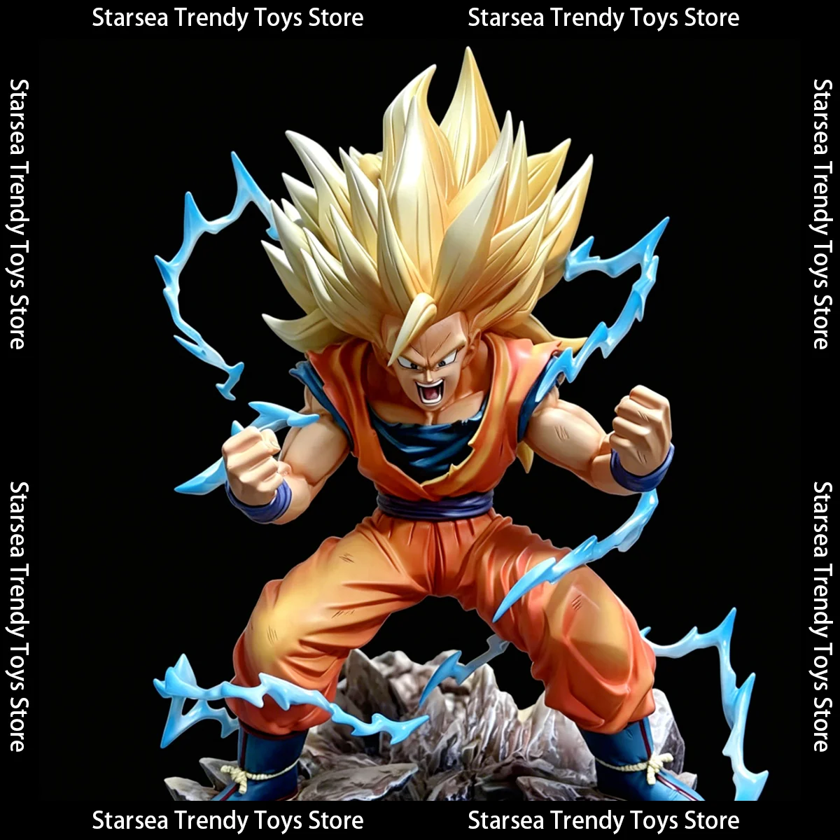 Фигурка Гоку Супер Сайян 3 из Dragon Ball Z, ПВХ, 33 см / 12,99 дюйма, коллекционная модель, подарок для фанатов аниме