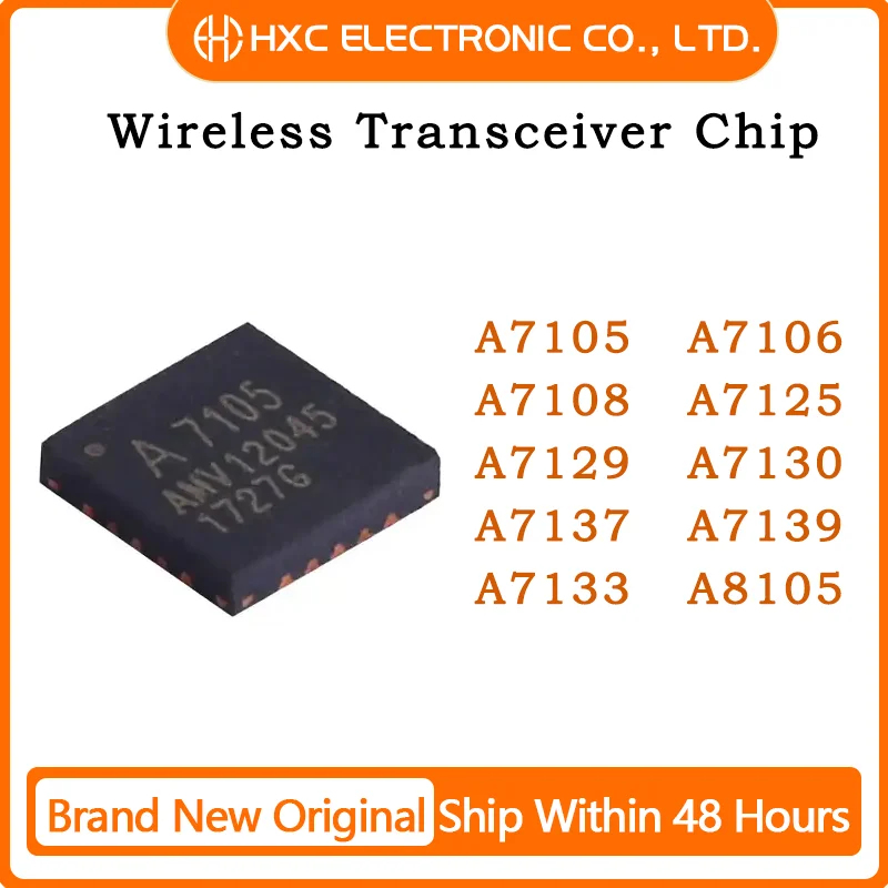 5PCS A7105 A7106 A7108 A7125 A7129 A7130 A7137 A7139 A7533 A8105 New Original Authentic Wireless Transceiver Chip IC