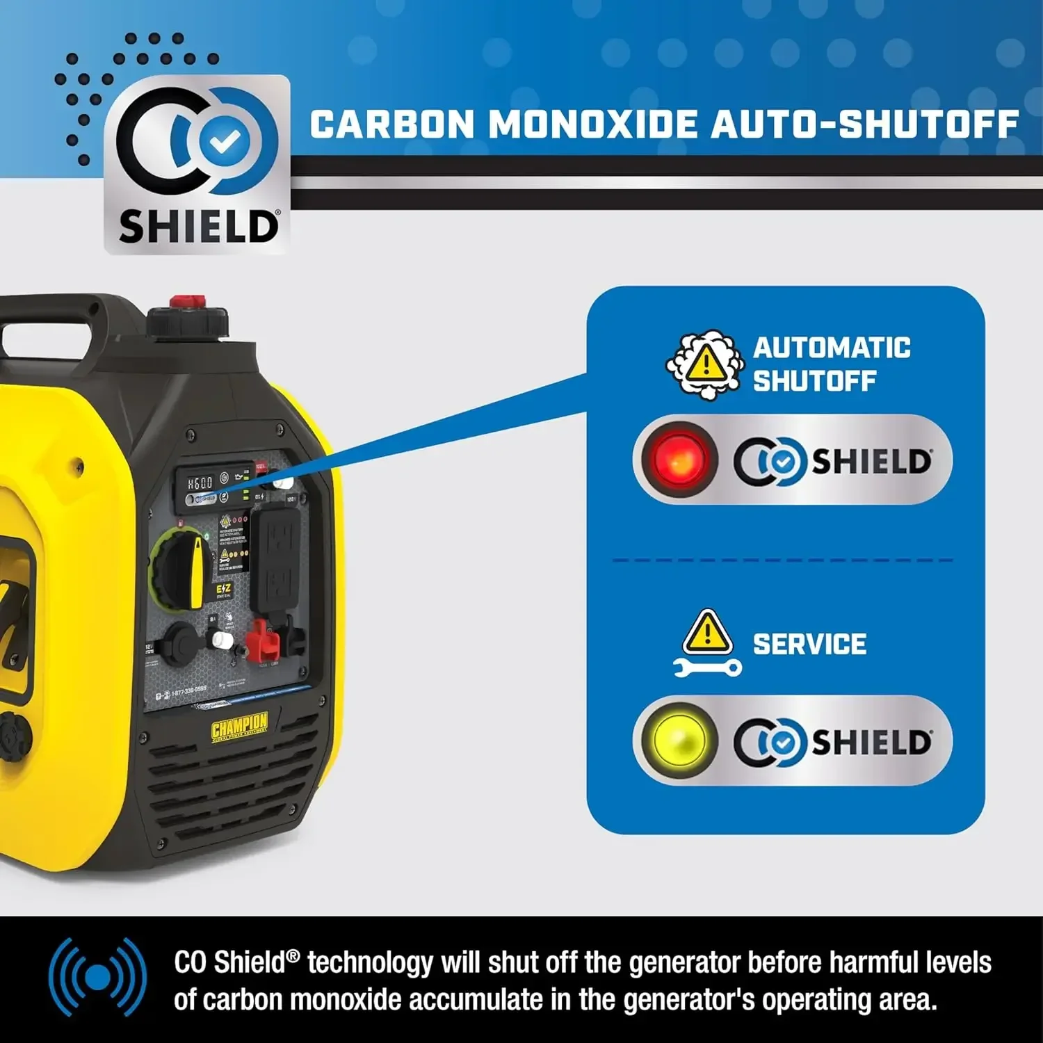 [XMSJ-Limited Stock, Buy Now!]2500-Watt Dual Fuel Portable Inverter Generator with Quiet Technology and CO Shield