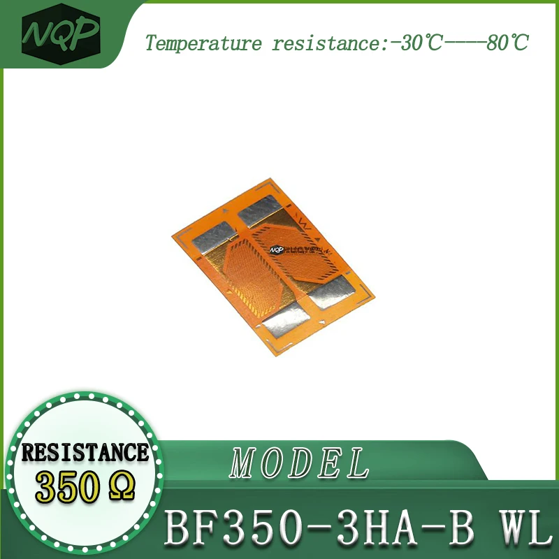 High-precision strain gauge BF350-3HA-B (wireless type), resistive, with a resistance value of 350 ohms, used for load cells.