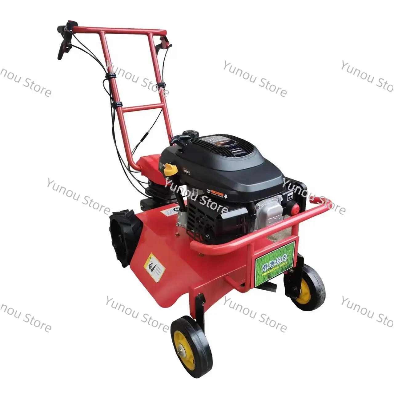 

Four Stroke Gasoline Lawn Mower, Orchard Reclamation Self-propelled Grass Crusher, Lawn Weed and Tall Grass Trimmer