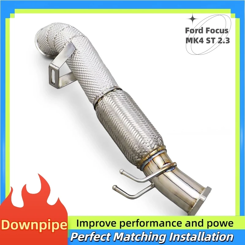 Downpipe used for Ford Focus MK4 ST 2.3 Ecoboost Hatchback Sport Exhaust Performance without catless Downpipe