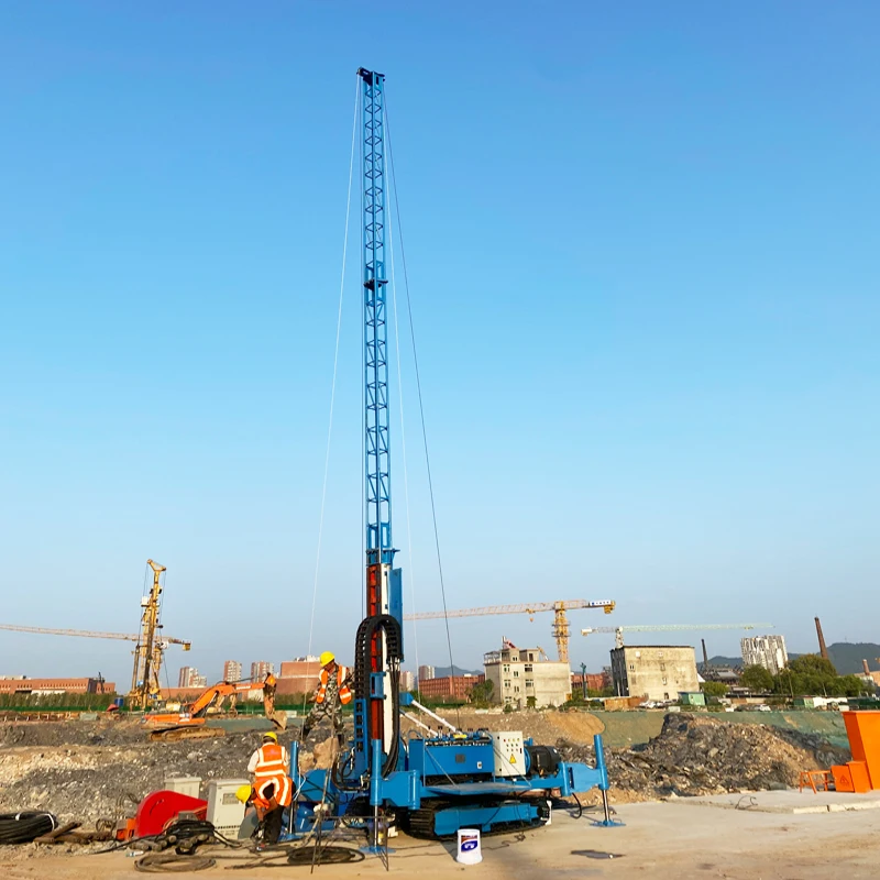 Full Hydraulic Crawler Jet Grouting Anchor Drilling Rig