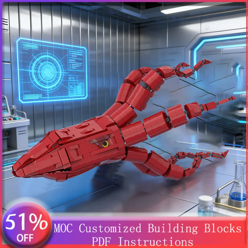 

Конструктор 1601 деталь: Модель «Космическая война» 10365 «Атака Кракена» (MOC), модульный, настраиваемый, простой в сборке, развивающая игрушка для самостоятельной сборки, подарок на праздники