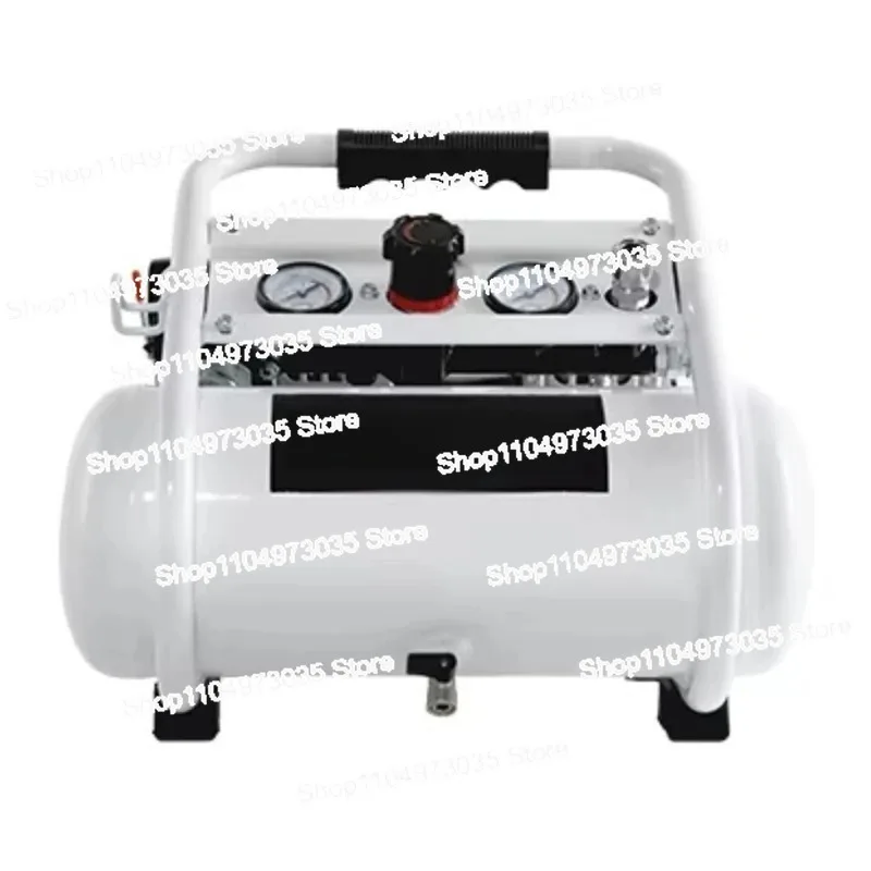 

New 220V 1HP 128L/min Portable Electric Dental Piston Air Compressor with 8L Aluminum Air Storage Tank