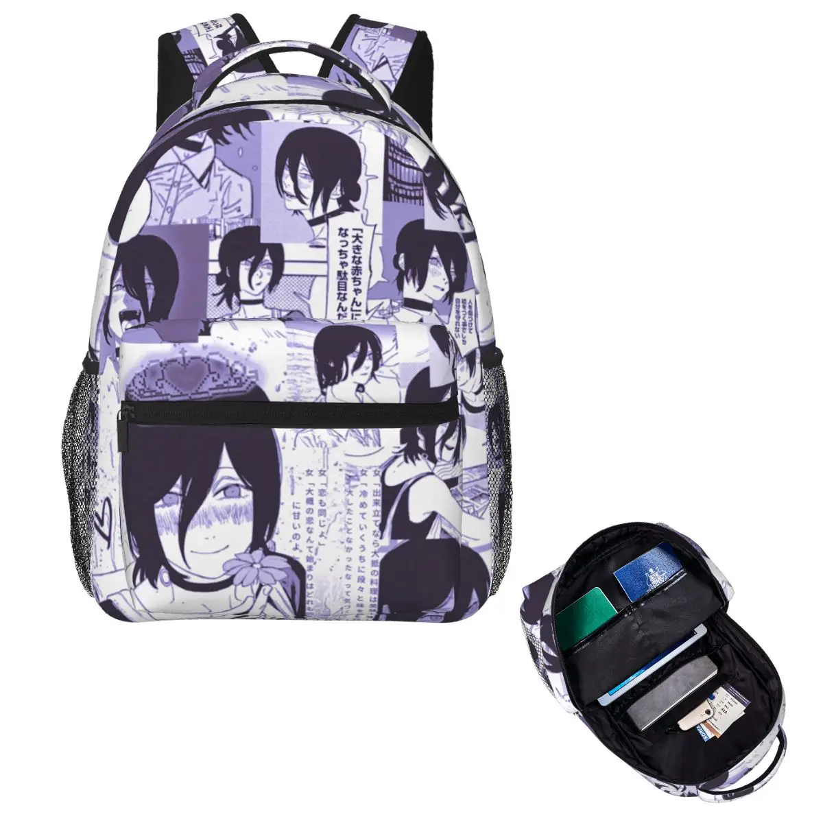 Chainsaw Man Devil Reze Arc Student Backpack School Bag Hiking Travel Daypack for Boys Girls Fashion Bookbag Shoulder Bags