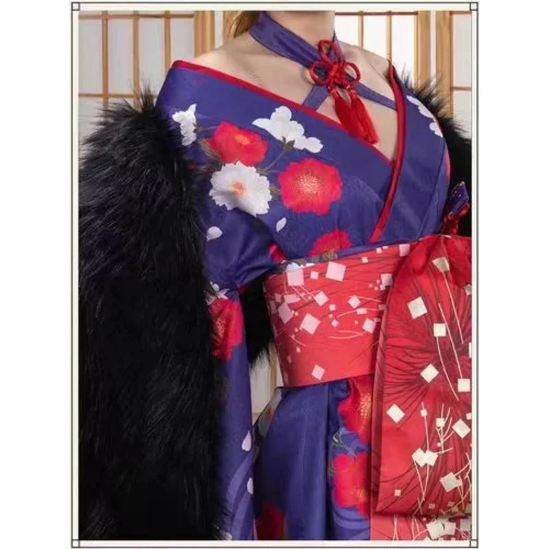 Anime Fate Stay Night Heaven's Feel Saber Alter/arturia Pendragon Alter Cosplay Japanese Plum Flower Costume Beautiful Woman
