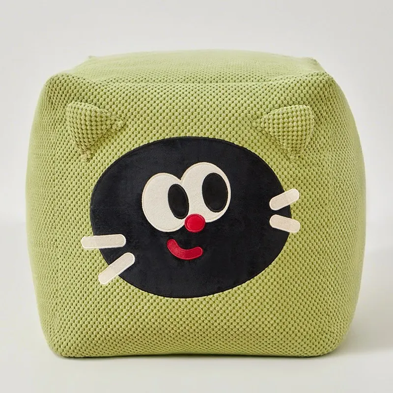 Pouf multifonctionnel de salon de maison, tabouret à langer d'entrée et de chambre à coucher, coussin de sol paresseux de dessin animé, offre spéciale