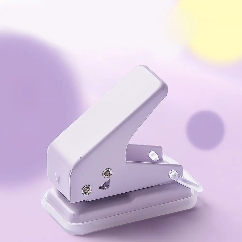 

Binding Supplies DIY Punching Tool Student Stationary School Office Supplies Hole Puncher Mini Single Hole Punch Paper Puncher