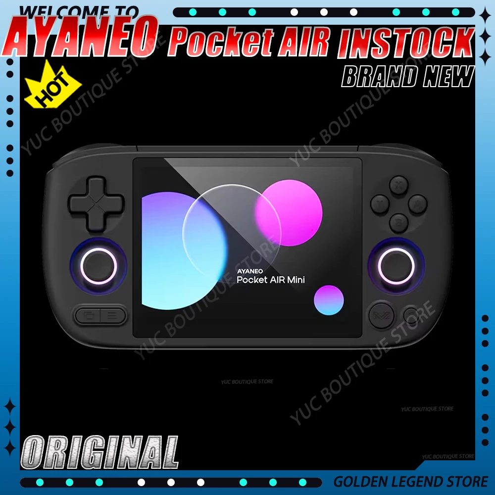 

NEW AYANEO Pocket AIR Mini 4.2-inch Screen Retro Android Gaming Consoles MTK Helio G90T Hall Joystick Retro Pocket Consoles