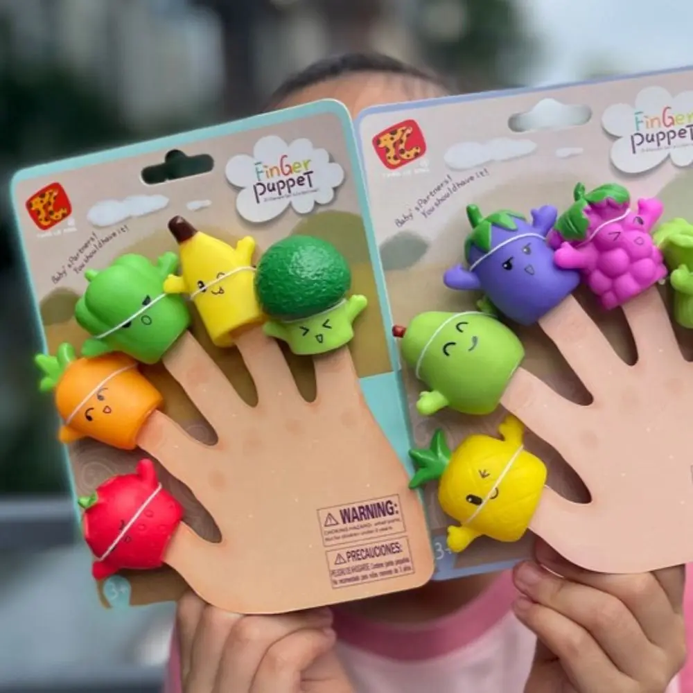 5 stücke Bunte Mini Tier Handpuppe Sicherheit Pädagogisches Spielzeug Puppe Finger Puppe Spielzeug Set Sensorischen Spielzeug Verjüngende Geschichtenerzählen