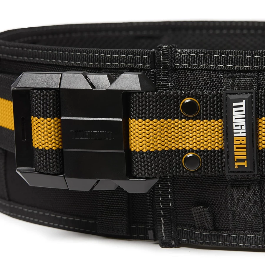 TOUGHBUILT Padded Belt with Heavy Duty Clip Buckle and Back Support Construction Work Belts TB-CT-41