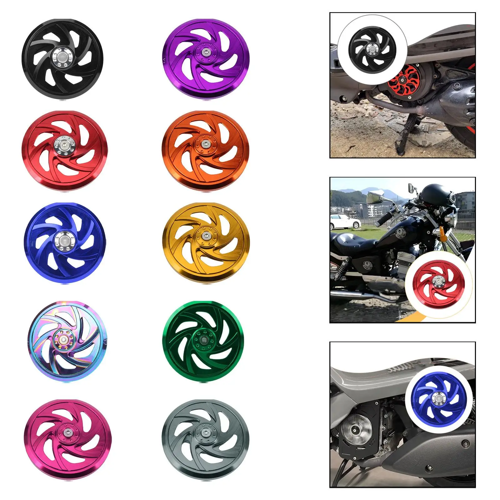 

Engine Protector Guard Aluminum Alloy Hollow Fan Cooling Cover Motorbike Accessory for High Performance Radiator System