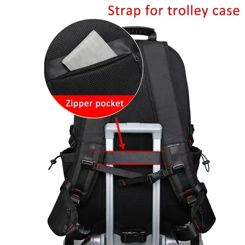 Many Packets Usb Charging Travel Backpack Men Big Oxford Laptop Bag For Men Outdoor Sports Trekking Backpacks With Shoe Packet