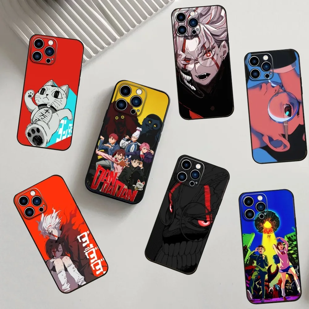 

Anime D-Dandadan Phone Case For iPhone 16,15,14,13,12,11,Pro,X,XS,Max,XR,Plus,Mini Soft Silicone Black Shockproof TPU