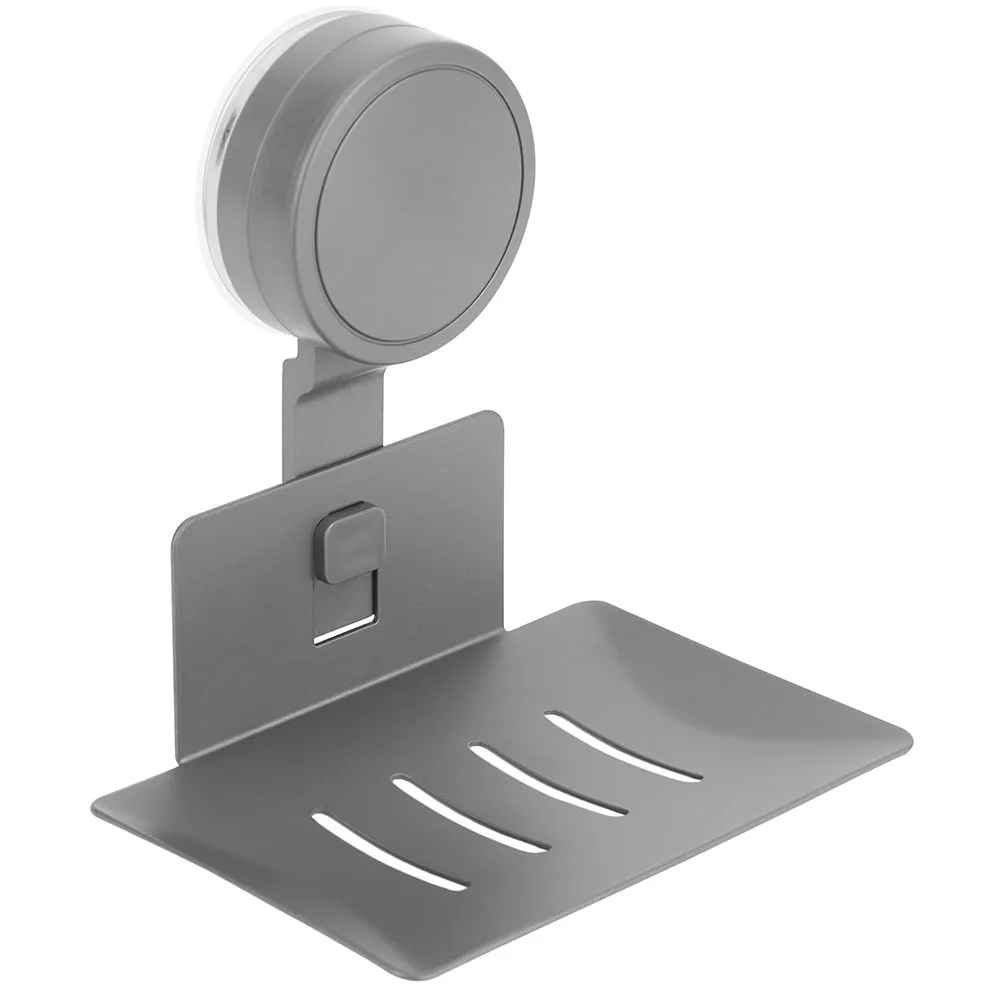 

Portable Suction Cup Soap Dish for Shower Wall Mounted Gray Beige Soap Tray Drain Box No Punch Soap Sponge Holder Toilet