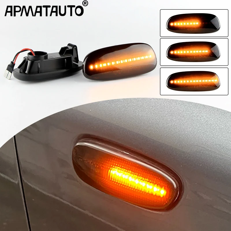 

LED Side Marker Fender Lights Dynamic Blinker Lamps For 93-01 Subaru Impreza GC GM GF OEM#:84401FA050 84401FA040 Car Accessories