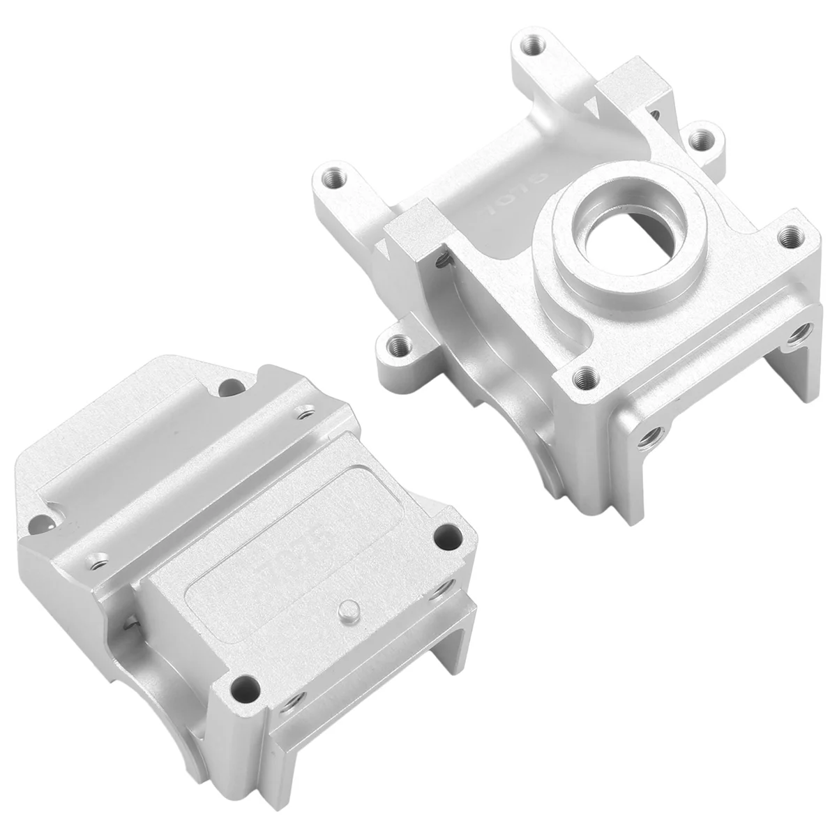 

Metal Front Rear Gear Box Housing Gear Box for Arrma 1/8 Karton Typhon Outcast Talion 1/ 7Infraction Limitless Silver