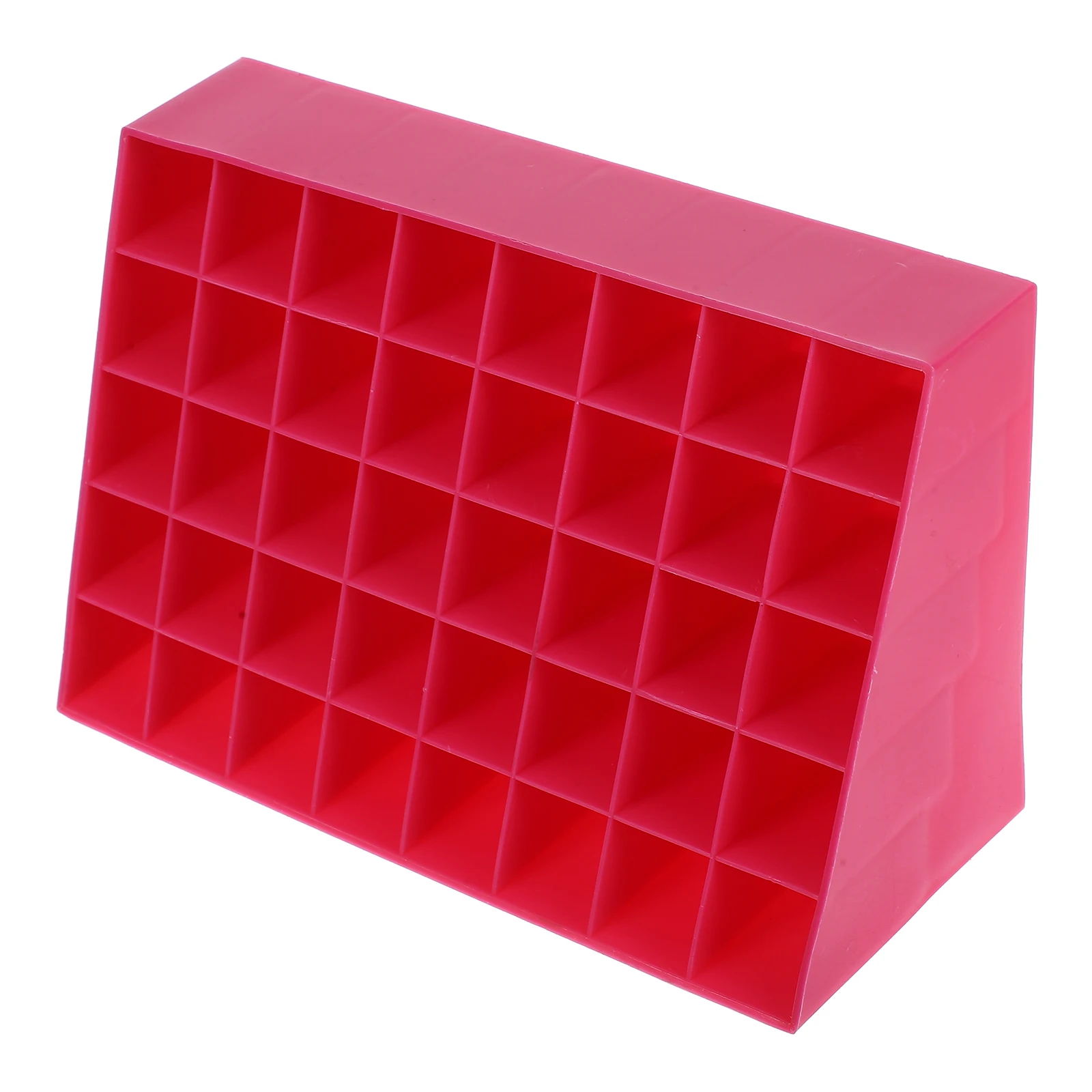 

Display Rack Lipstick Storage Case 40 Slots Makeup Organizer Holder Stand for Countertop Desktop Essentials
