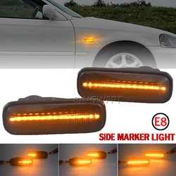 Dynamic LED Side Marker Light Turn Signal Indicator Car Accessories For Honda Civic Civic EK EJ EM 2/3/4dr Ballade CRV 95-99