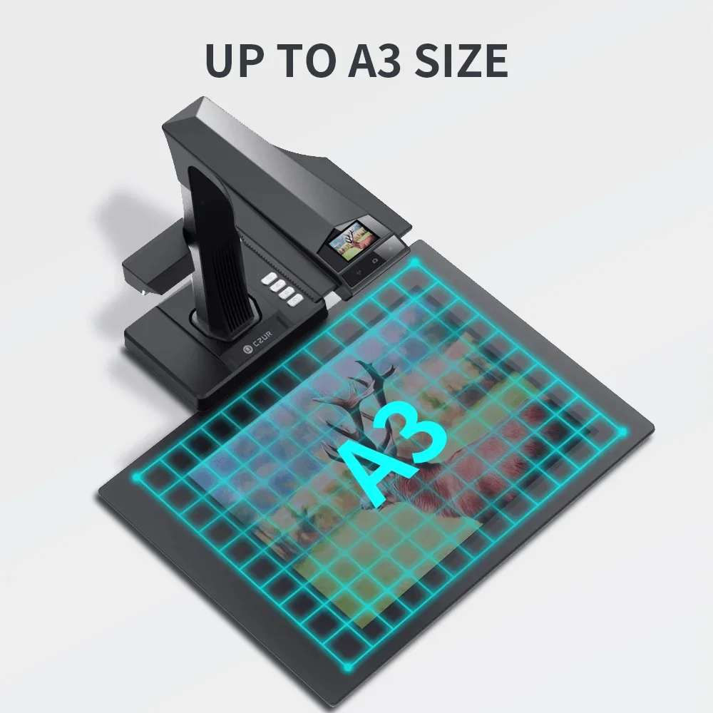 ポータブル書籍スキャナー、書類スキャナーET18 Pro販売中