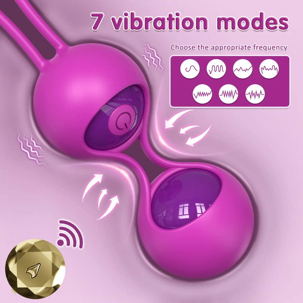 Remote Control Vaginal Ball Sex Toy for Women Vibrator Kegel Ball Simulator Vagina Chinese Ben Wa Ball Tightening Exerciser view 5
