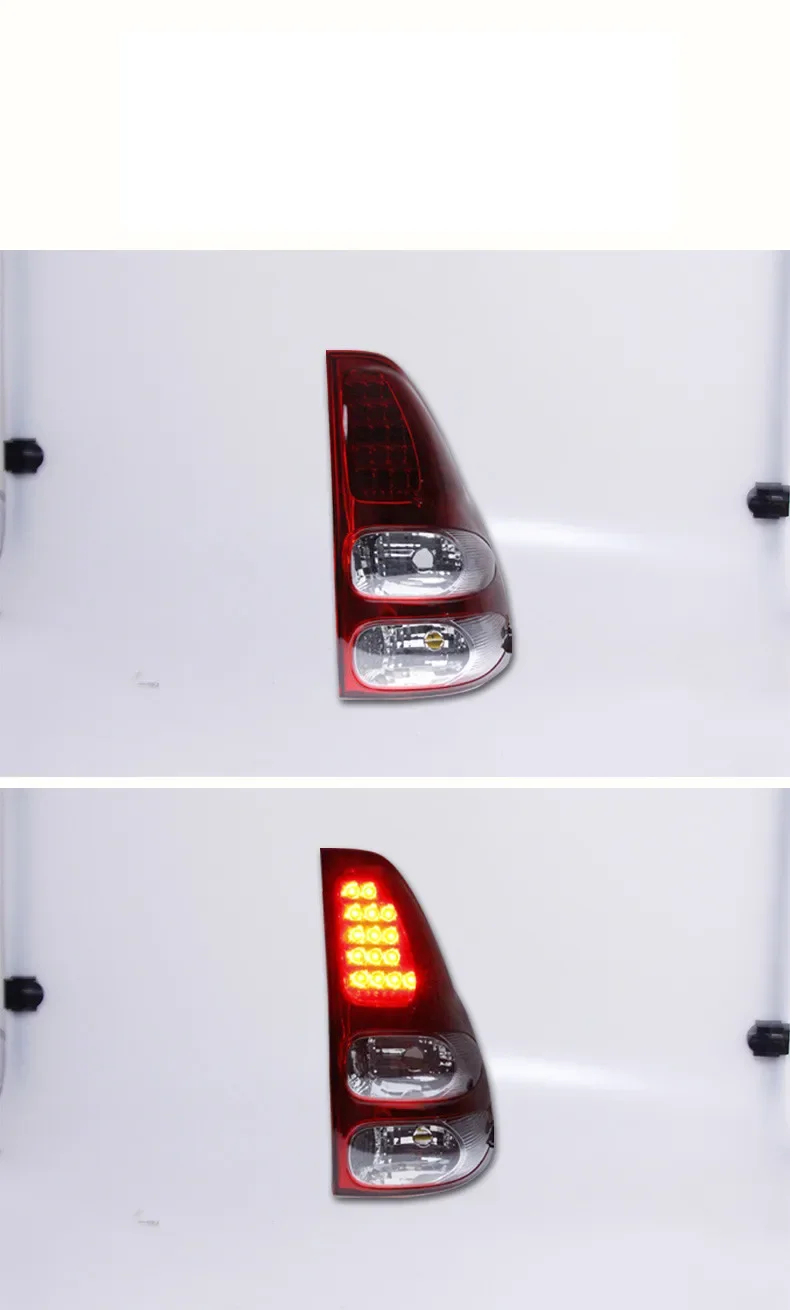 

Rear lamp Tail light assembly for Toyota Land Cruiser Prado LC120 03-09 LED driving lights brake lights автомобильные товары