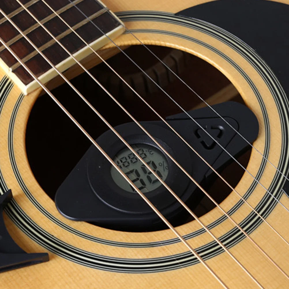 

Guitar Humidifier Black Sound Hole Moistener Hygrometer For Ukulele Violin Instrument Care Dehumidifier Accessory