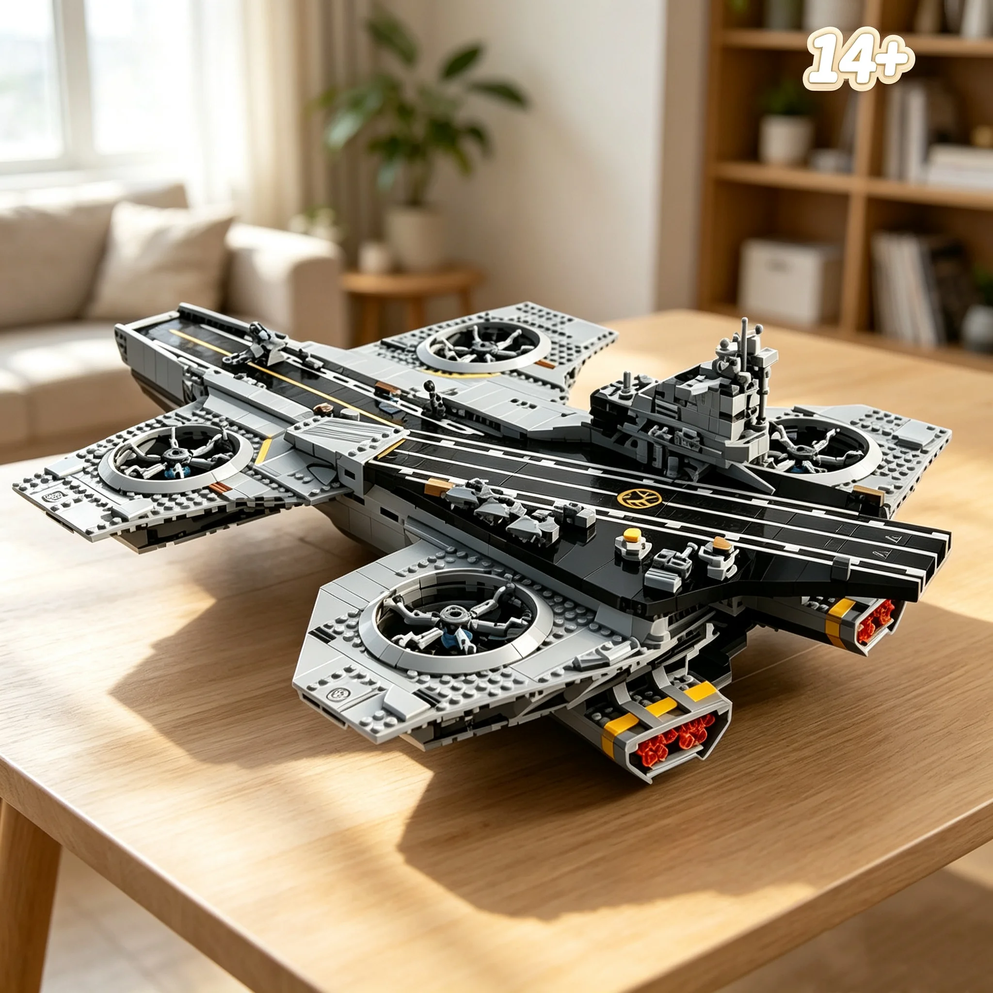 Super Deals Superhero 3057pcs Helicarrier Model Building Kit Blocks Bricks Battleship Assemble Model Christmas Gifts
