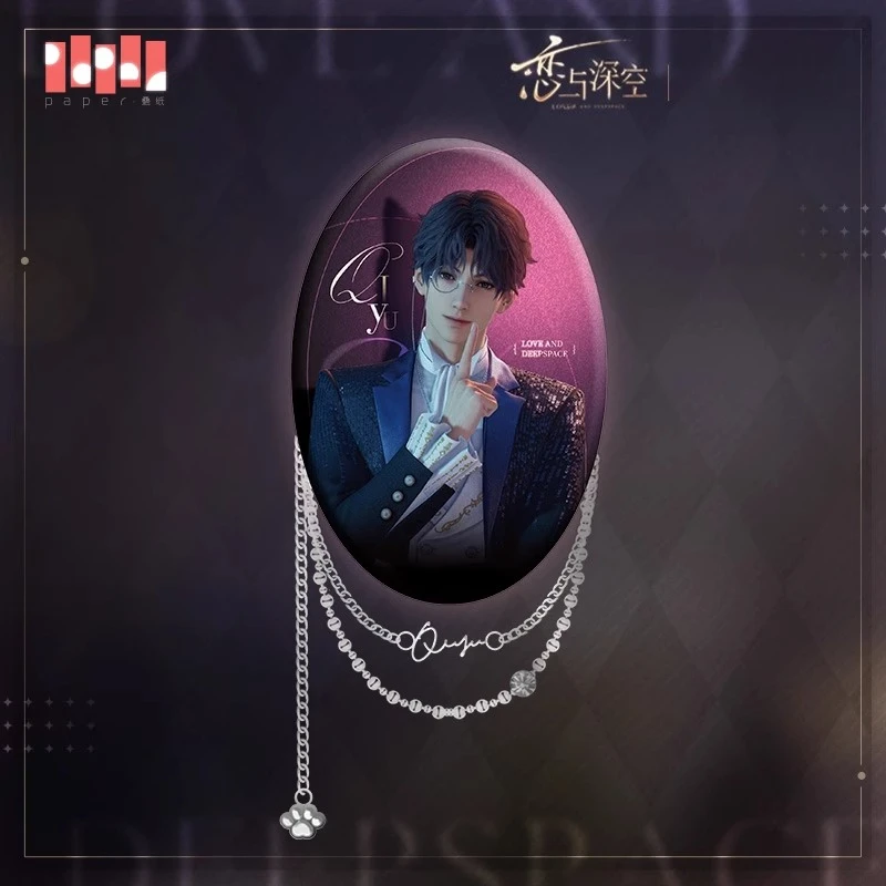 الحب الحقيقي والمساحة العميقة مواء الموسم سلسلة سلسلة بيضاوية الشكل شارة القصدير كزيفير صديقة زين رافاييل سيلوس أنيمي Presale #4