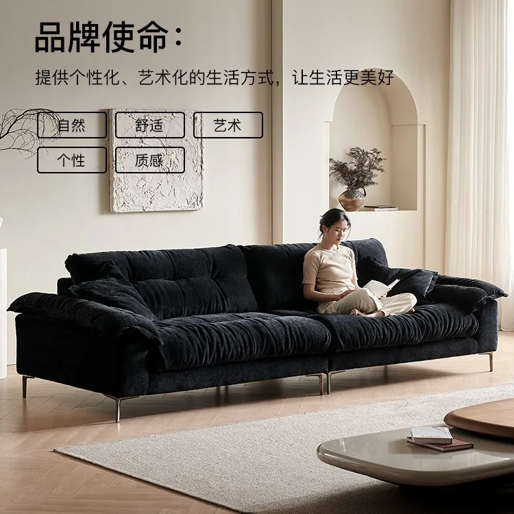 high cloud sofa cat scratches brown sugar inline chenille fabric sectional sofa