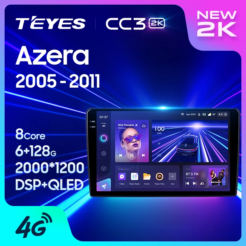 TEYES CC3 2K For Hyundai Azera TG 2005 - 2011 Car Radio Multimedia Video Player Navigation stereo GPS Android No 2din 2 din dvd