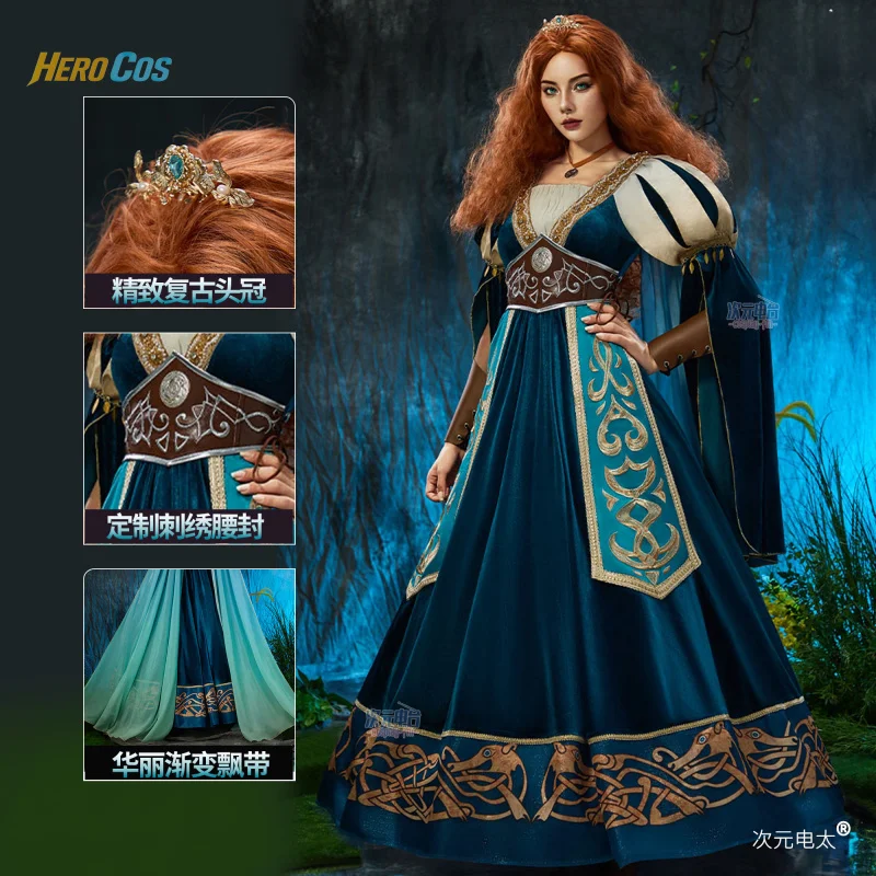 أزياء كالفاري ميليندا ماي التأثيرية فستان رائع زي موحد لحفلات الهالوين ملابس لعب الأدوار للنساء بطل كوس #1