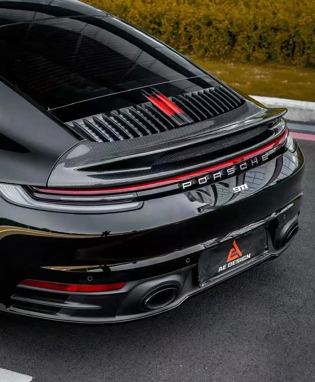 Geeignet für Porsche 911 Upgraded Carbon Fiber Ducktail