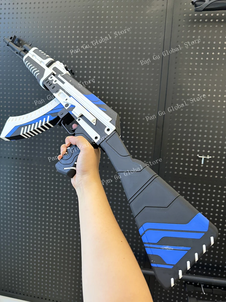 87cm/34.25in AK 3D Print Customized Toy Gun God Of Fire Katana Model Props Game Peripherals Party Supplies Cosplay Birthday Gift