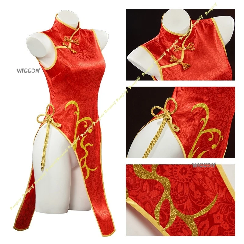 Konjikinoyami-Cosplay de la oscuridad dorada, disfraz de Anime TO LOVE, Qipao Cheongsam, peluca para niñas, falda Jirai Kei, traje de Navidad para Halloween