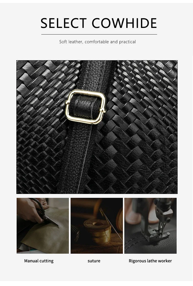 Luxuriöse Handtaschen aus hochwertigem Leder, minimalistisch, weiches Kalbsleder, lässige Tragetasche, modische Damenhandtasche – Detail 7