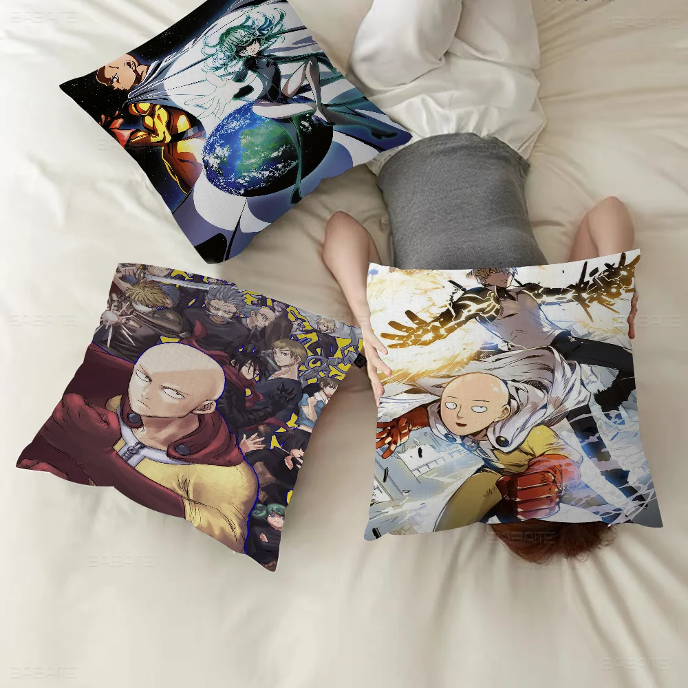 Anime One Punch Man Personalized Pillow Cover Kids Bedroom Wild Party Decor Pillowcase Kid Birthday Shower Gift