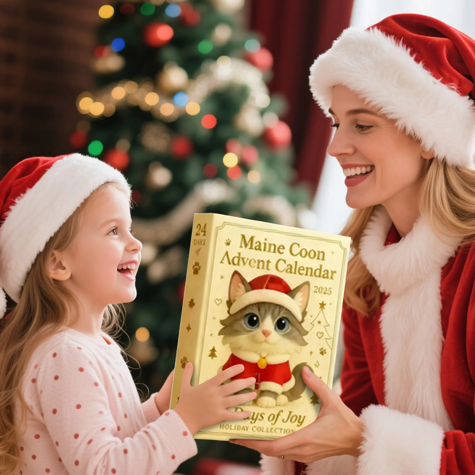 ปฏิทินนับถอยหลังวันคริสต์มาส 25 วัน รูปแบบการ์ตูน พร้อมจี้นับถอยหลังวันคริสต์มาส ประกอบด้วยนาฬิกาทราย 24 ชิ้น สำหรับเด็ก